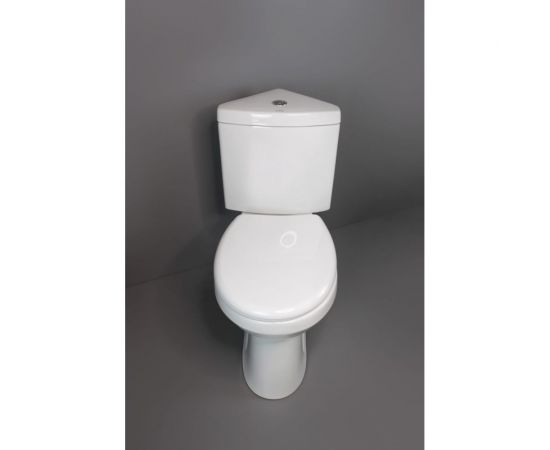 Унитаз-компакт CREO PROJECT PR1003C угловой +PR1002X кос.вып. (Белый) COMBO-PR1003C – изображение 6