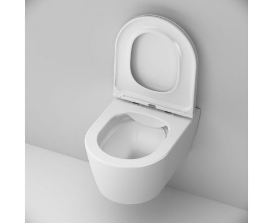 Подвесной унитаз с сиденьем микролифт AM.PM Func 49 см FlashClean C8F1700SC – изображение 6