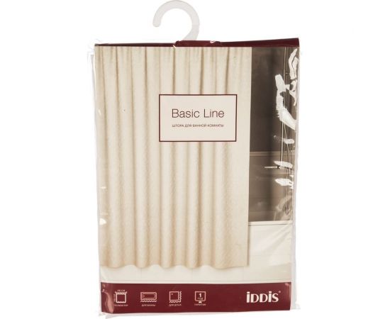 Штора для ванной комнаты IDDIS, 200*180см, полиэстер, B36P218i11 – изображение 7