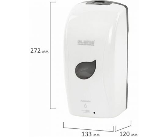 Сенсорный диспенсер для мыла-пены ЛАЙМА PROFESSIONAL ECO наливной, 1.3 л, белый 607330 – изображение 7