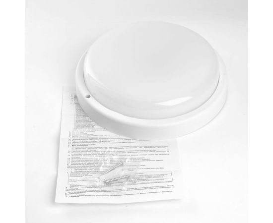 Светодиодный пылевлагозащищенный светильник FERON al3005 в пластиковом корпусе 24w 6500k ip65 белый, 48563 – изображение 7