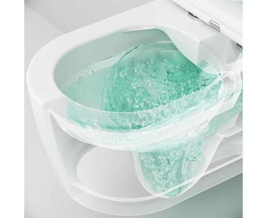 Подвесной унитаз с сиденьем микролифт AM.PM Func 49 см FlashClean C8F1700SC – изображение 8