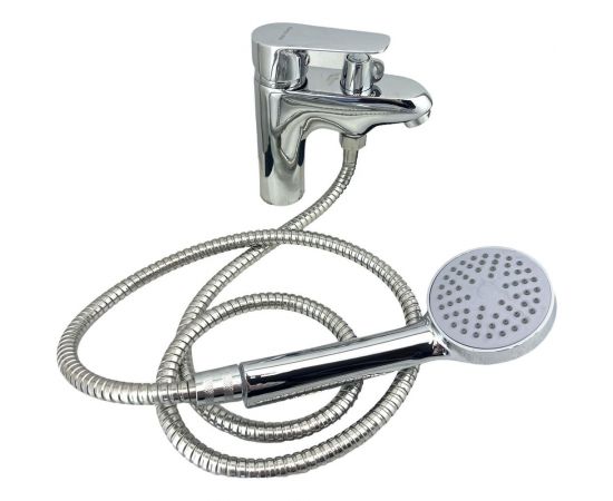 Смеситель для раковины Rainsberg с душевой лейкой 160 мм, глянцевый хром R2001F-5 – изображение 9