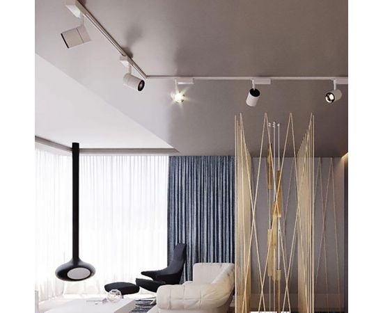 Коннектор для подвесных трековых светильников FERON белый ld1015, 48558 – изображение 9