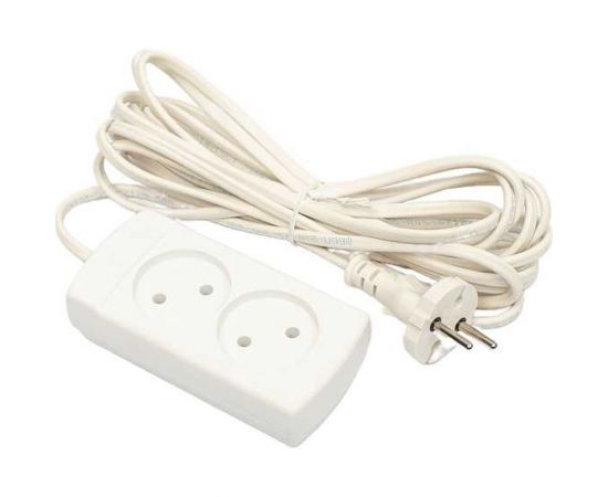Сетевой удлинитель Юнивольт 2 гнезда 5 м,6 А 7930126420013 