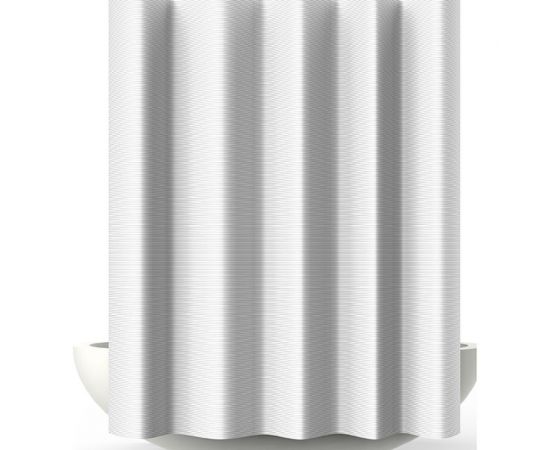 Шторка в ванную комнату Bacchetta 240x200 см, Verga, белый 6040 