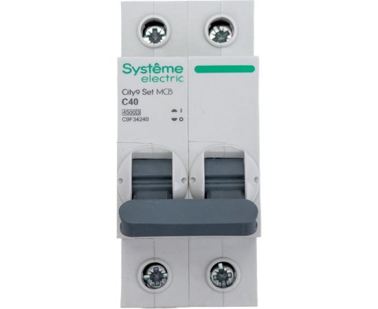 Автоматический выключатель Systeme Electric City9 set ав с 40а 2p 4.5ka 230в C9F34240 