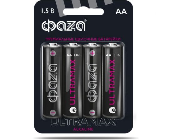 Алкалиновая батарейка ФАZА LR 6 Ultra Max BL-4 5043022 