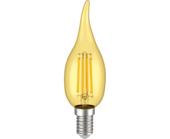 Лампа IEK серия 360 LED, CВ35, свеча на ветру, золото, 7вт, 230В, 2700К, E14 LLF-CB35-7-230-30-E14 -CLG 