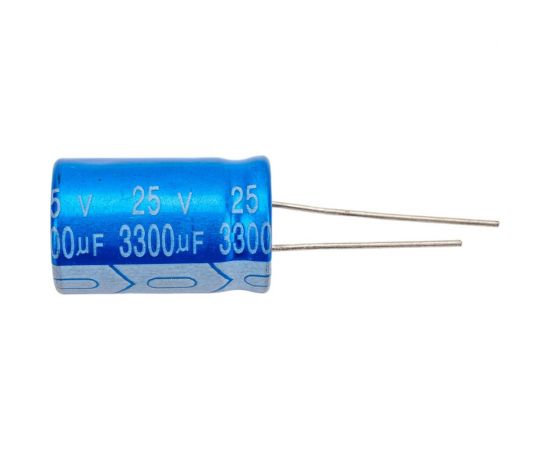 Электролитический конденсатор JB Capacitors 3300мкФ, 25В, -55/105C, 16x25мм, JRB1E332M07501600250000BST-57 