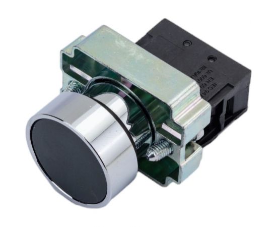 Кнопка управления IEK LAY5-BA21 без подсветки черная 1з ИЭК BBT60-BA-K02 