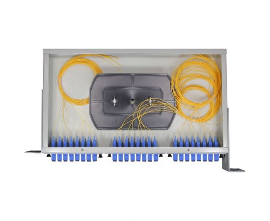 Оптический стоечный кросс TWIST на 24 портов SC UPC в сборе CROSSO-24SC-U 