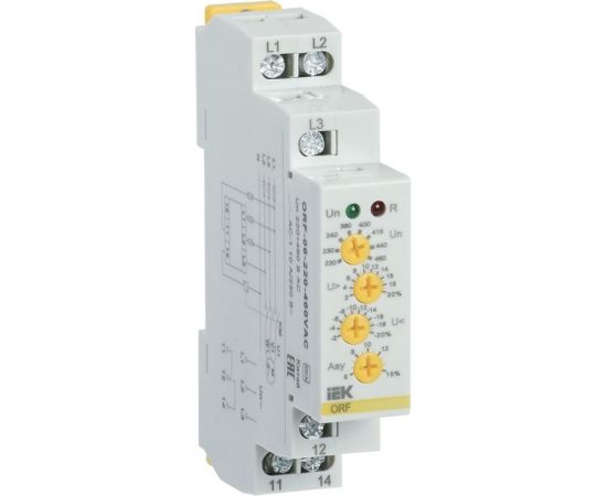 Реле фаз IEK ORF 06. 3фазы 220-460В AC ORF-06-220-460VAC 