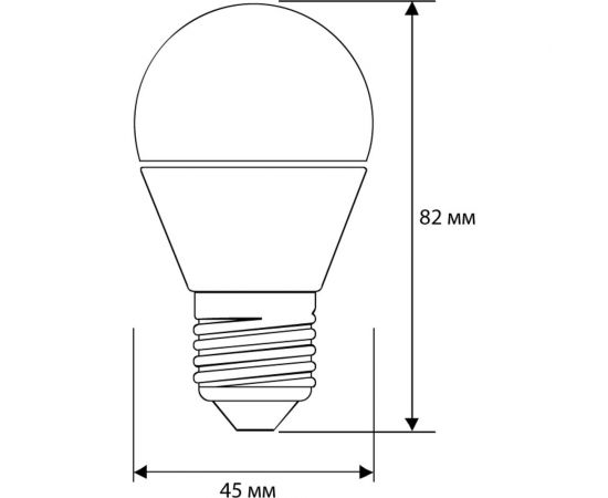 Светодиодная лампа Camelion LEDRB/7-G45/840/E27 (7Вт 220В, LED-M G45 7W 4000K E27) 15064 – изображение 2