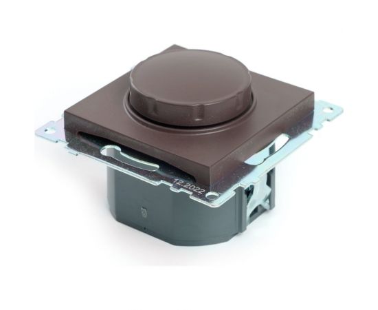 Диммирующий механизм выключателя STEKKER TRIAC GLS10-7106-04, 250V, 500W, серия Катрин, шоколад, 49017 – изображение 2