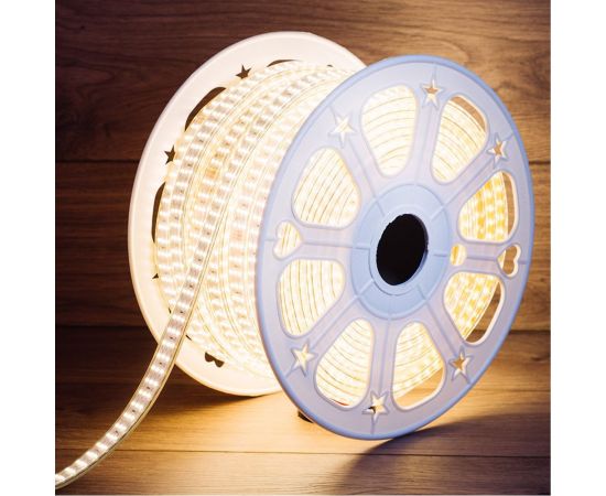 Светодиодная лента Neon-Night LED 220В, 7.5x20 мм IP67 SMD 2835, 276 LED/m теплый белый 50 м 142-204 – изображение 2