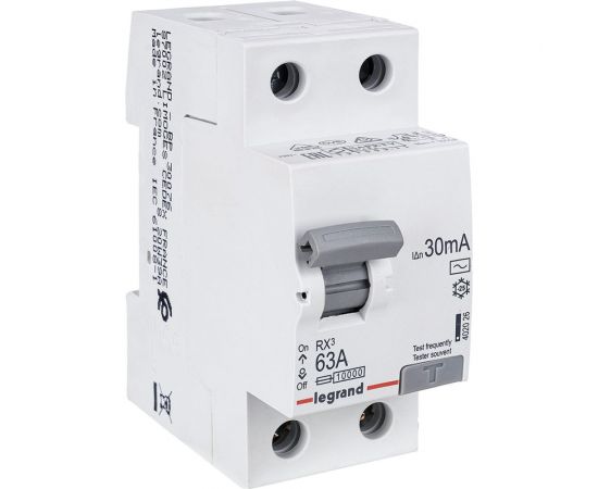 Выключатель дифференциального тока Legrand Rx3 30ма 63а 2п Ac 402026 – изображение 2