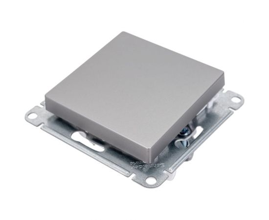 1-клавишный выключатель Schneider Electric AtlasDesign Сталь сх.1, 10АХ, механизм SE ATN000911 – изображение 2