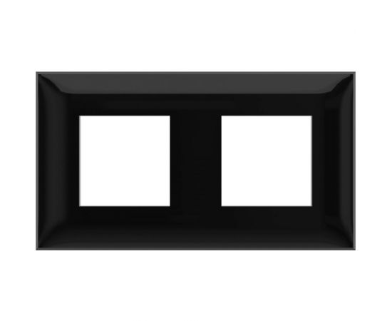 Рамка DKC ARTLEBEDEV Avanti, Черный квадрат, 4 модуля 4402904 – изображение 2