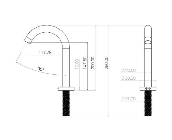 Автоматический смеситель Kopfgescheit KR5148LCV-DС – изображение 2