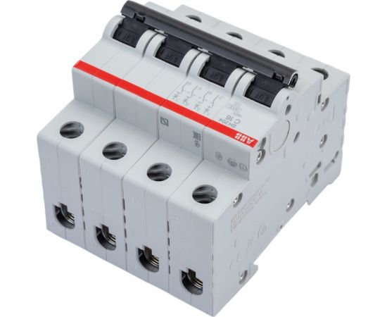 Автоматический выключатель ABB 4-полюсной sh204 c 16 2CDS214001R0164 – изображение 2