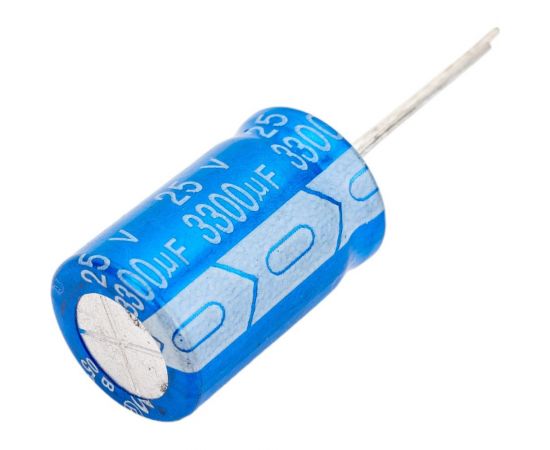 Электролитический конденсатор JB Capacitors 3300мкФ, 25В, -55/105C, 16x25мм, JRB1E332M07501600250000BST-57 – изображение 2