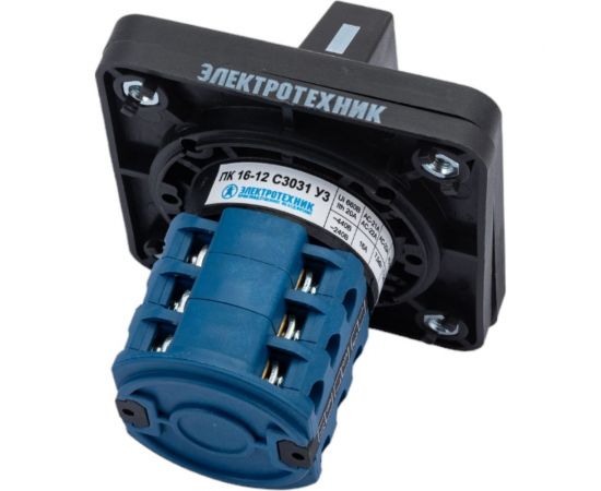 Кулачковый переключатель Электротехник ПК 16-12 С3031У3, 55x55, ET512485 – изображение 3
