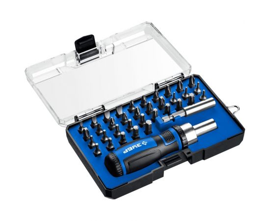 Компакт-37 набор: реверсивная отвертка с насадками 37 шт ЗУБР 25164-H37_z01 – изображение 3