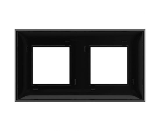 Рамка DKC ARTLEBEDEV Avanti, Черный квадрат, 4 модуля 4402904 – изображение 3