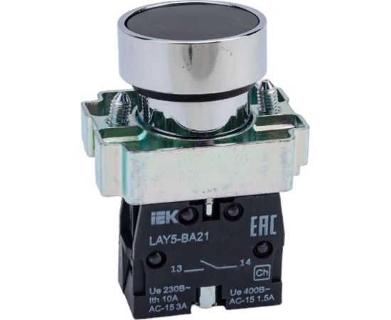 Кнопка управления IEK LAY5-BA21 без подсветки черная 1з ИЭК BBT60-BA-K02 – изображение 3