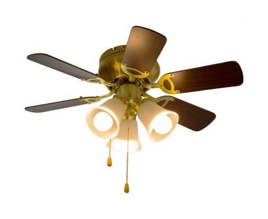 Люстра вентилятор DREAMFAN fast satin brass 76 54075DFN – изображение 3