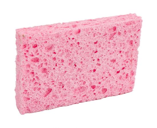 Губка для очистки жал паяльников (80x50 мм; увлажненная; розовая) ZeepDeep 388158 – изображение 3