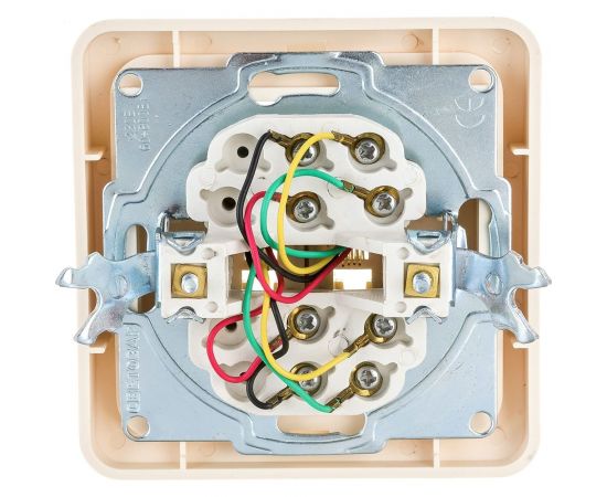 Двойная телефонная розетка СВЕТОЗАР CITY SV-54118-B – изображение 3