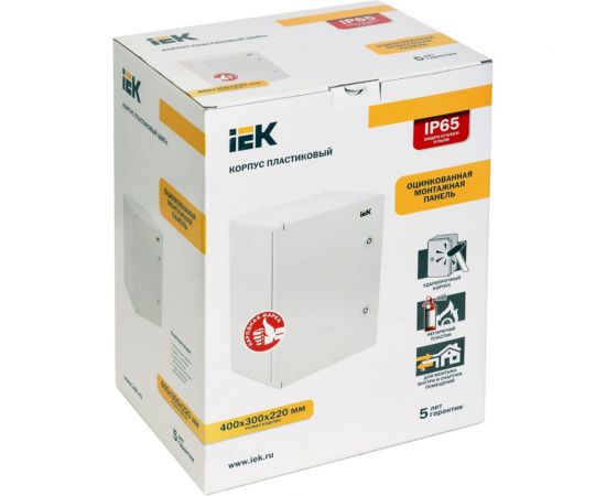 Корпус IEK ЩМПп пластиковый, 400х300х220мм, УХЛ1, IP65 MKP93-N-403022-65 – изображение 3