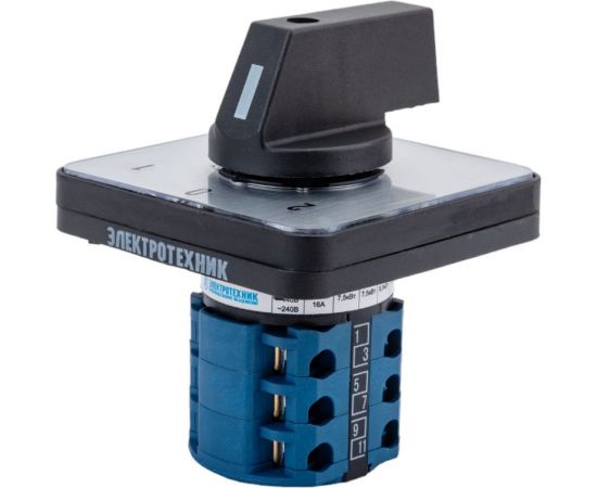 Кулачковый переключатель Электротехник ПК 16-12 С3031У3, 55x55, ET512485 – изображение 4
