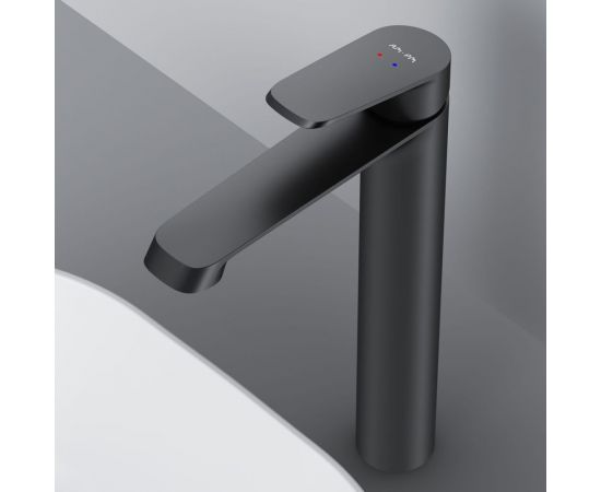 Смеситель для умывальника AM.PM Func высокий, черный F8F92022 – изображение 4