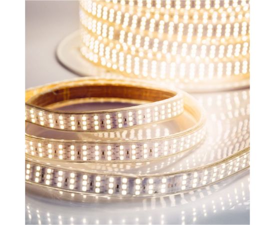 Светодиодная лента Neon-Night LED 220В, 7.5x20 мм IP67 SMD 2835, 276 LED/m теплый белый 50 м 142-204 – изображение 4