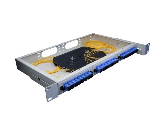 Оптический стоечный кросс TWIST на 24 портов SC UPC в сборе CROSSO-24SC-U – изображение 4