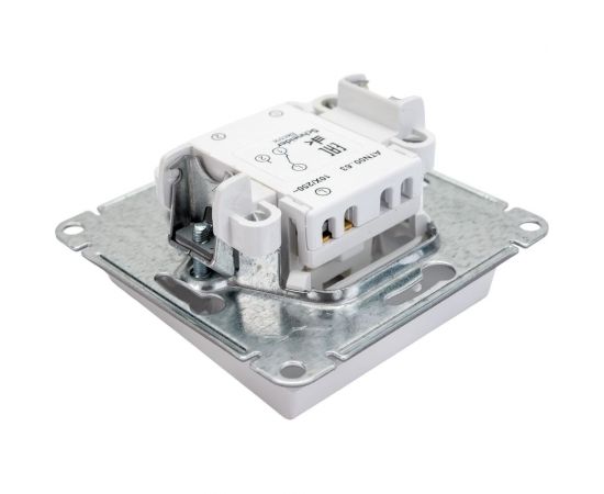 1-клавишный переключатель Schneider Electric AtlasDesign Жемчуг с подсветкой, сх.6а SE ATN000463 – изображение 5