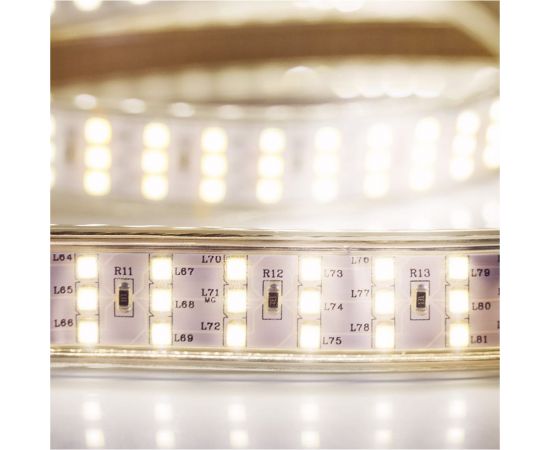 Светодиодная лента Neon-Night LED 220В, 7.5x20 мм IP67 SMD 2835, 276 LED/m теплый белый 50 м 142-204 – изображение 5