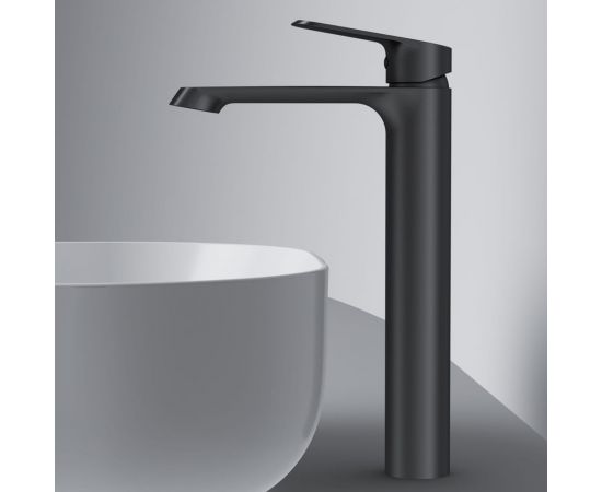 Смеситель для умывальника AM.PM Func высокий, черный F8F92022 – изображение 6