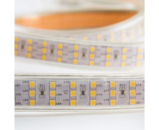 Светодиодная лента Neon-Night LED 220В, 7.5x20 мм IP67 SMD 2835, 276 LED/m теплый белый 50 м 142-204 – изображение 6