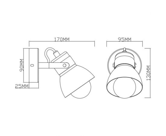 Спот Vele Luce Vulcano VL6544W01 – изображение 6