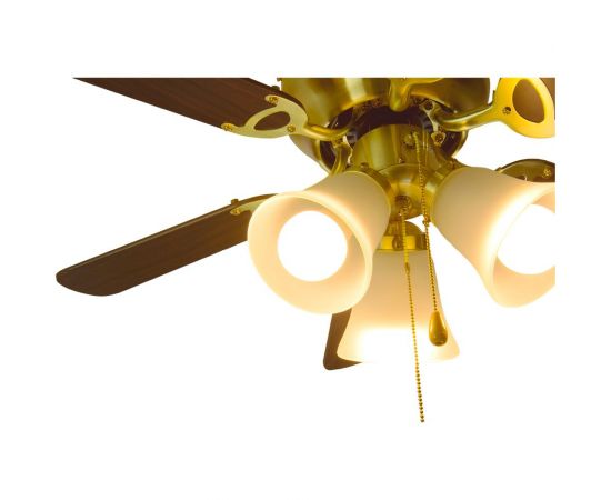 Люстра вентилятор DREAMFAN fast satin brass 76 54075DFN – изображение 7