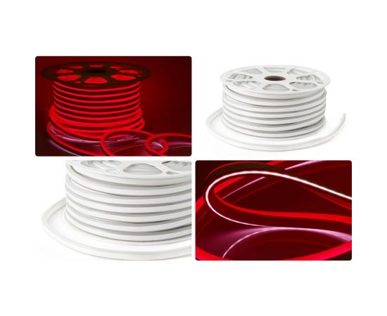 Светодиодный 2 сторонний неон Apeyron 220В, красный 10-213 – изображение 8