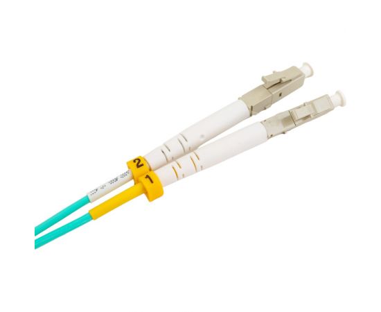 Патч-корд Hyperline FC-D2-503-LC/PR-LC/PR-H-10M-LSZH-AQ волоконно-оптический (шнур) MM 50/125 42836 – изображение 8