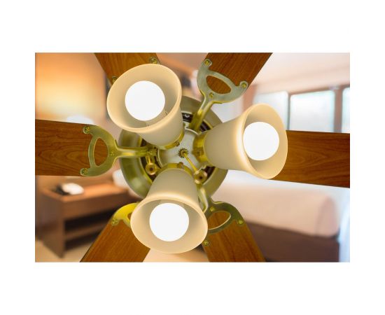 Люстра вентилятор DREAMFAN fast satin brass 76 54075DFN – изображение 9