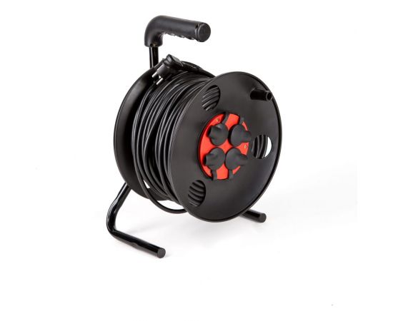 Силовой удлинитель МПП УДЛИНИТЕЛЬ четыре розетки на катушке с заземлением 40 метров + IP-44\У1С-4-30 4 роз с\з ПВС 3*2,5 40 м + IP-44\220В 999000000001302 