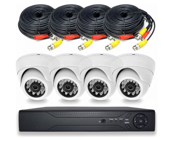 Комплект видеонаблюдения PS-link AHD KIT-A204HD на 4 внутренние 2Мп камеры 2999 