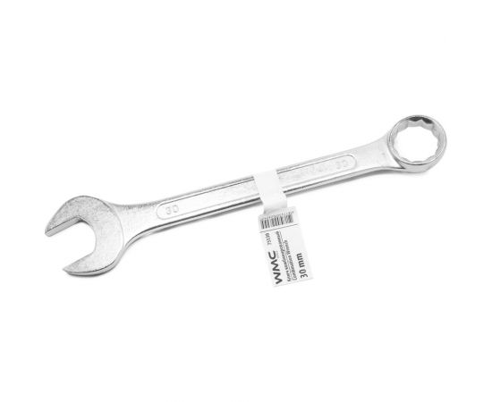 Комбинированный 12-гранный ключ WMC TOOLS 30 мм, прямой WMC-75530 